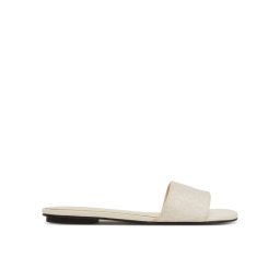 Calvin Klein Чехли Flat Slide Jacq HW0HW02388 Екрю