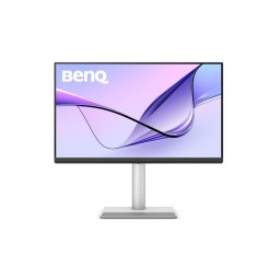 BenQ MA270UP Монитор - 27" IPS 4K, 99% sRGB, 95% P3, USB-C 90W, Говорители - Сив