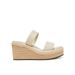 Calvin Klein Чехли Wedge Sandal 50 - He HW0HW02375 Кремав