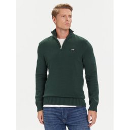 Gant Пуловер 8030170 Зелен Regular Fit