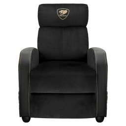 Геймърско кресло Cougar Gaming Ranger Elite Gold, до 135kg, дишаща материя, черен