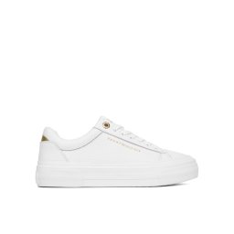 Tommy Hilfiger Сникърси Th Foxing Platform Leather FW0FW09018 Бял