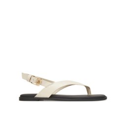 Tommy Hilfiger Сандали Color Block Thong Flat Sandal FW0FW08883 Екрю