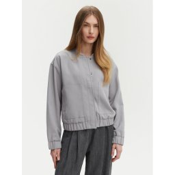 Pieces Яке бомбър Annie 17150150 Сив Regular Fit