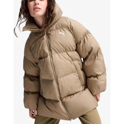 PUMA Oversized Puffer Jacket Beige