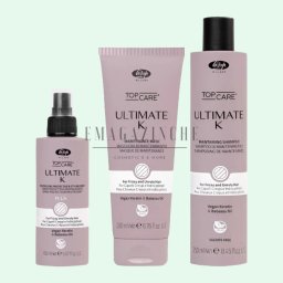 Lisap Сет Дисциплиниращи шампоан+маска+термозащитен спрей за къдрава и непокорна коса Ultimate Plus Kit
