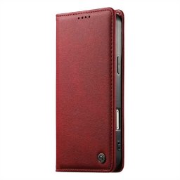 Калъф тип портмоне марка DIERFENG за Xiaomi Redmi 17 4G/5G - червен