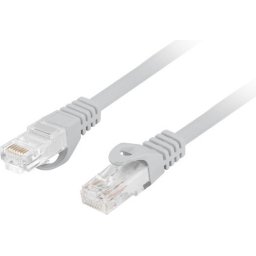 Кабел Lanberg patchcord CAT.6 UTP LSZH CCA 2m Fluke Passed, Grey