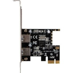 Мрежова карта Lanberg extension card PCI-express -> 2 x USB 3.1 gen 1 + low profile bracket
