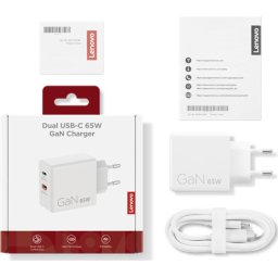 Lenovo DUAL 65W USB-C White