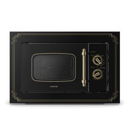Klarstein Victoria 20 микровълнова печка за вграждане 20 л 800 W грил: 1000 W черна (DSM4-Retro MWO20-B)