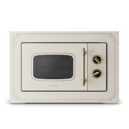 Klarstein Victoria 20 микровълнова печка за вграждане 20 л 800 W грил: 1000 W слонова кост (DSM4-Retro MWO20-I)