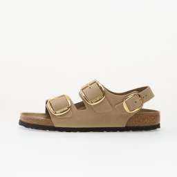 Birkenstock Milano Big Buckle Oiled Leather Women Tabacco Brown 37