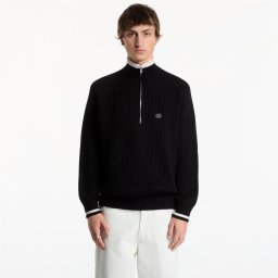 Пуловер Filling Pieces Knit Quarter Zip Black XL
