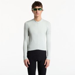 Тениска Rapha Men's Pro Team Long Sleeve Midweight Jersey Grey/ White L