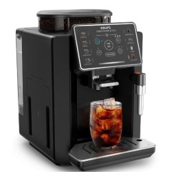 Автоматична кафемашина Krups Sensation Hot & Cold EA9138E0, 1450 W, 15 bar, 1,7 л, 12 напитки, Cold Brew, черна
