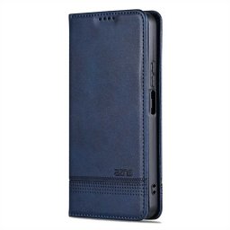 Кожен калъф страничен flip марка AZNS за Xiaomi Redmi 17 4G/5G – тъмно син