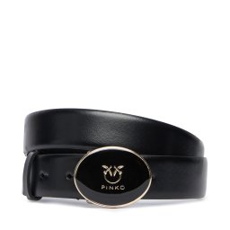 Колан PINKO Round Enamel H2,8 Belt 20252 PLT01 105478.A2QL Черен