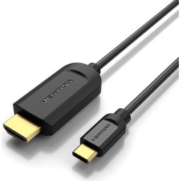 Vention кабел Cable Type-C to HDMI - 2.0m 4K Black - CGUBH