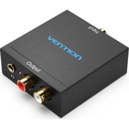 Цифрово аналогов преобразувател Vention DAC Toslink - Optical/Coaxial -> RCA/3.5 mm