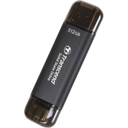 Transcend ESD310C 512GB, USB External SSD, Black