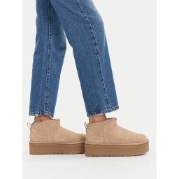 Ugg Апрески Classic Ultra Mini Platform 1135092 Бежов
