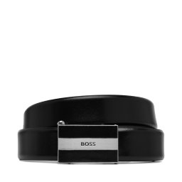 Колан BOSS Boss_Icon_Leat_Os35 50546937 Черен