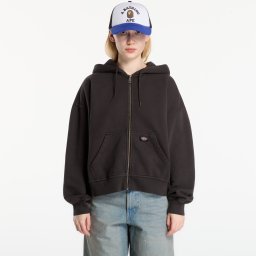 Суитшърт Dickies Sutcliffe Cropped Zipped Hoodie Black XL