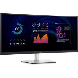 Монитор Dell P3424WE Curved USB-C Hub Monitor LED, 34", WQHD 3440x1440, 21:9, 3800R, IPS