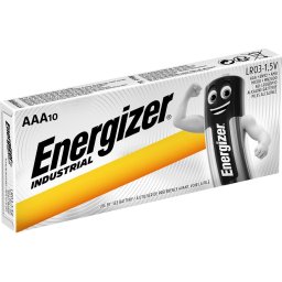 Алкални батерии индустриални LR03 AAA 1,5V 10PK INDUSTRIAL ENERGIZER