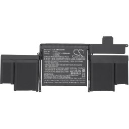 Батерия за лаптоп Apple MacBook A1502 battery(2015), MacBook Pro Retina A1502 (2015 Version) A1582 LiPo 11,43V 6500mAh CAMERON