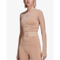 ADIDAS x Stella McCartney True Strength Cropped Long Sleeve Pink