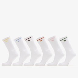 Чорапи Lacoste Crew Socks White 43-46