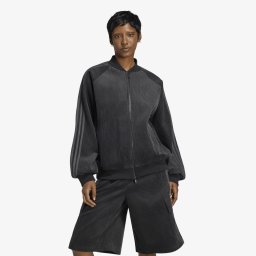 Суитшърт adidas Corduroy SST Oversized Track Top Black/ Utility Black L