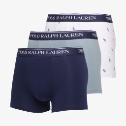 Боксерки Ralph Lauren Classic Trunk 3-Pack Blue M