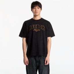 Тениска Reebok Elevated Athletic Varsity T-Shirt Black XL