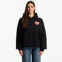 Суитшърт Carhartt WIP W' Hooded Hartt Case Sweat Black S