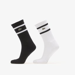 Чорапи Lacoste Crew Socks Black/White 39-42