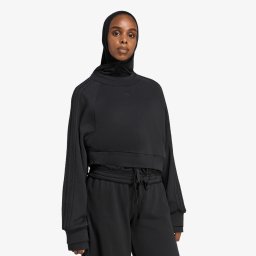 Суитшърт adidas Winterized Double Crew Sweatshirt Black S