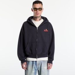 Суитшърт Rhude American Spirit Zip-Up Hoodie Vintage Black/ Red XXL