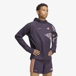Суитшърт adidas x Labrum Running Hoodie Unisex Aurora Black S