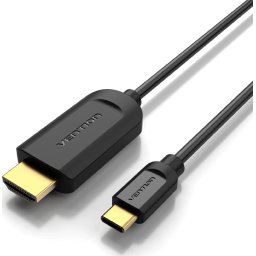 Vention кабел Cable Type-C to HDMI - 1.5m 4K Black - CGUBG