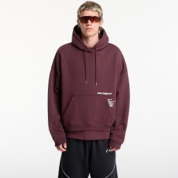 Суитшърт New Balance Street Classics OH Hoodie Cherry Leather M