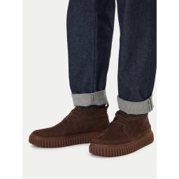 Зимни обувки Clarks Torhill LaceHi 26184694 Тъмнокафяв