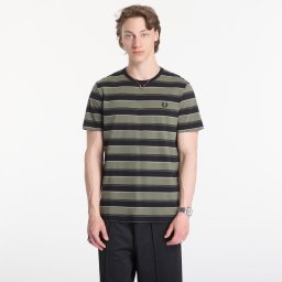 Тениска Fred Perry Fine Stripe T-Shirt Green M