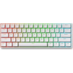 MCHOSE геймърска механична клавиатура Ace 60 Pro - 8K, TTC Uranus Magnetic Switch - Standard White