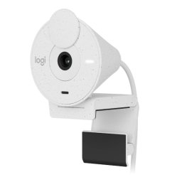 Logitech Brio 300 Full HD Уеб Камера с Mono Микрофон и USB-C – Off-White – 960-001442