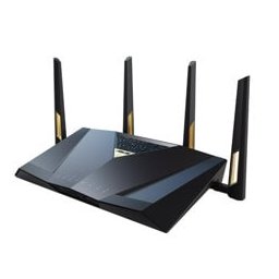 Рутер Asus RT-BE88U, 7200Mbps, 2.4GHz (1376Mbps)/ 5GHz (5764Mbps), Wireless BE, 3x LAN 10/100/1000/2500Mbps, 4x LAN 10/100/1000Mbps 1x LAN/WAN 10/100/1000/2500Mbps, 1x WAN/LAN 10/100/1000/10000Mbps, 1x 10Gbps SFP+, USB, 4 външни антени