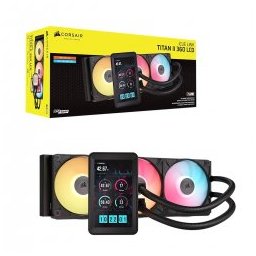 CPU Cooler Titan II RX360 LCD Black