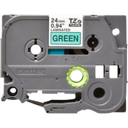 BROTHER P-Touch TZE-751 black on green 24mm